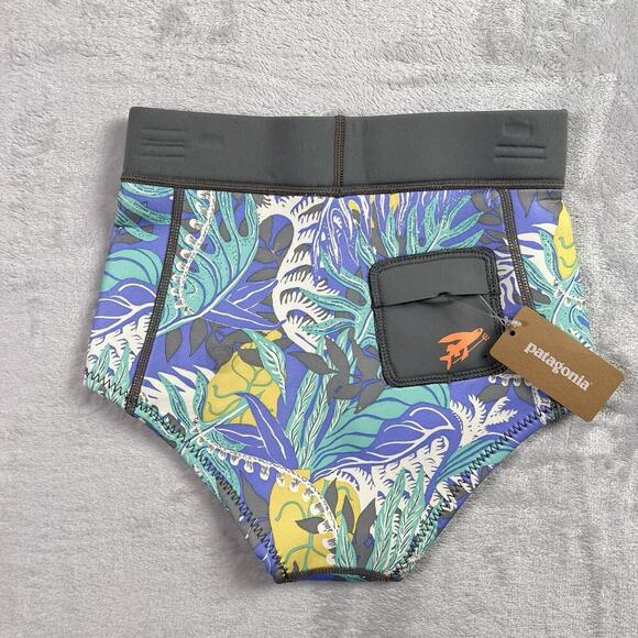 Patagonia R1 Lite Yulex Surf Shorts Size 6 NWT Floral Beachy Summer Athletic - Picture 1 of 13
